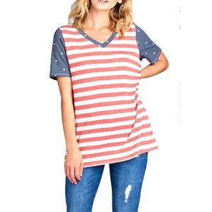 🆕 Red White and Blue Top